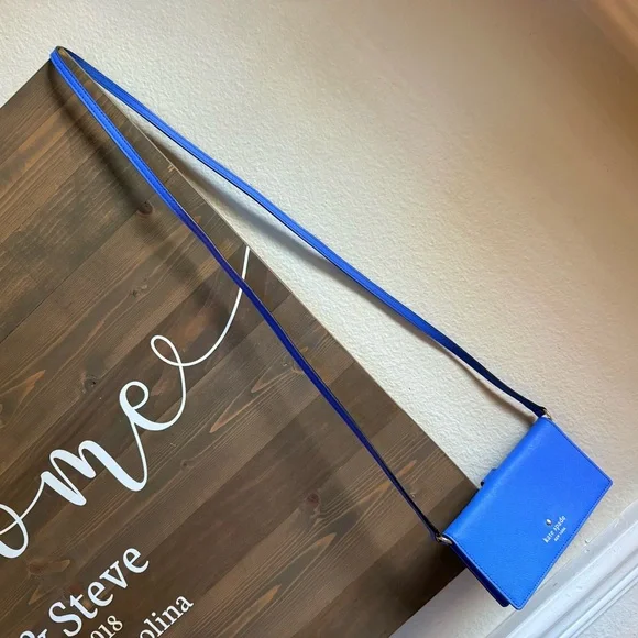 Kate Spade Royal Blue Crossbody Wallet - Picture 3 of 6